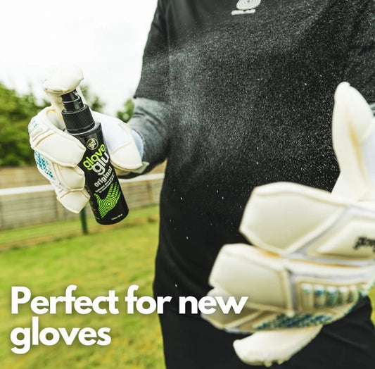 Goalkeeper gloves glue