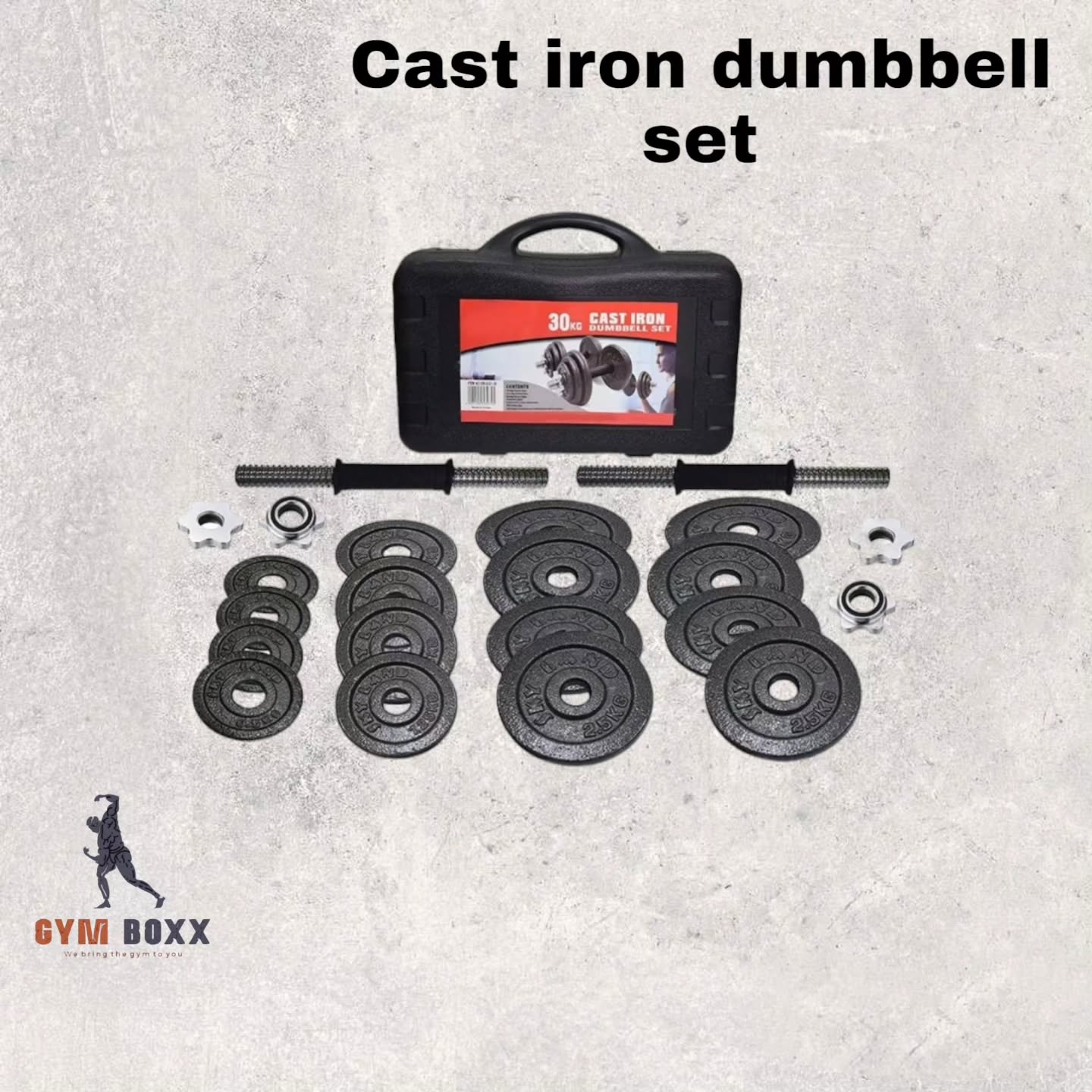 Cast Iron Dumbbell Set