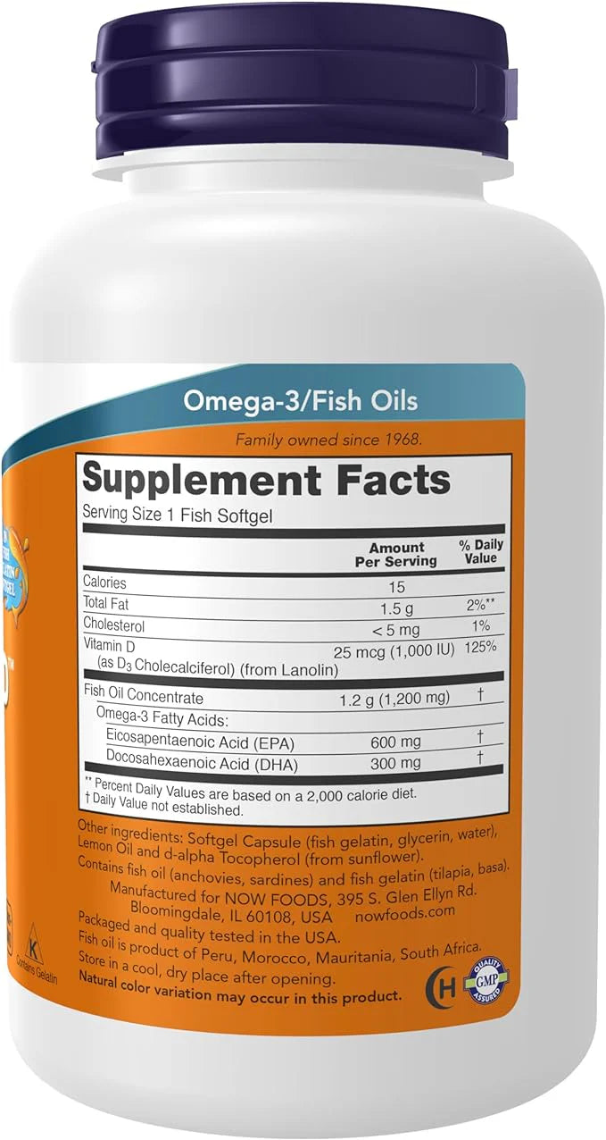 Now Foods Ultra Omega 3-D / 90 softgels