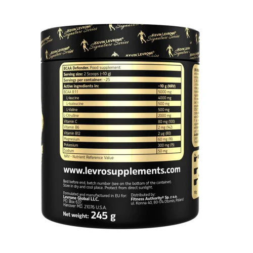 Kevin Levrone BCAA Defender 30 servings