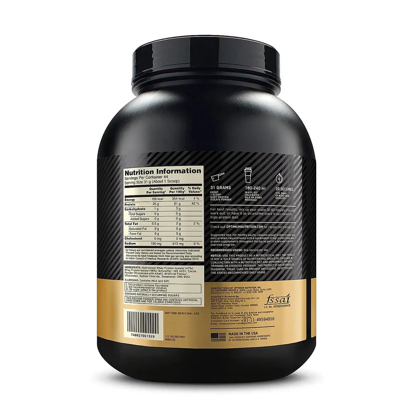 Optimum Nutrition Gold Standard Isolate