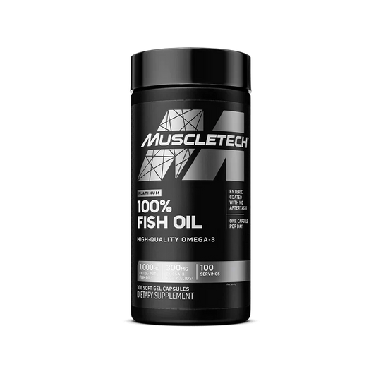 Muscletech Platinum 100% Fish Oil / 100 softgel capsules