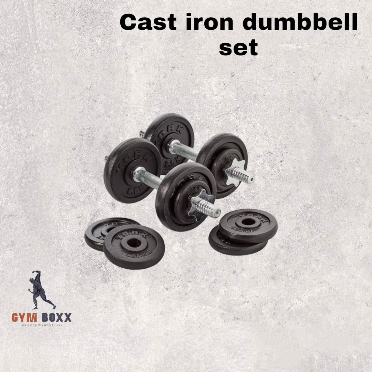 Cast Iron Dumbbell Set