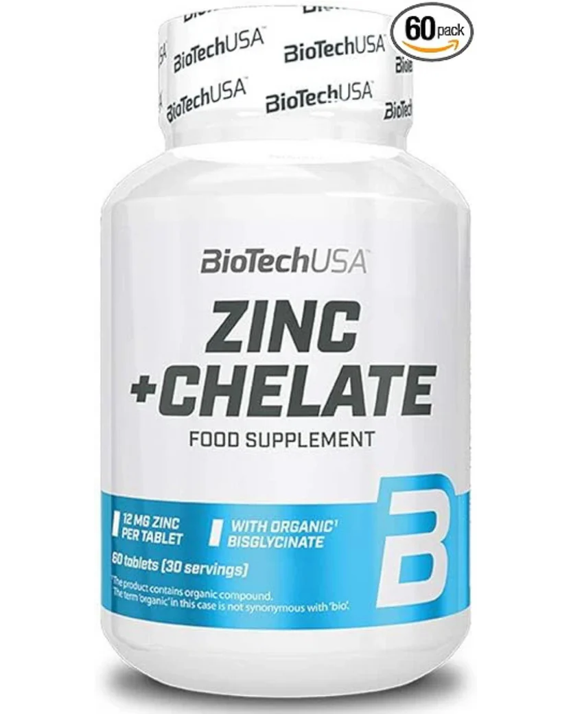 Biotech USA Zinc+Chelate / 60 tablets