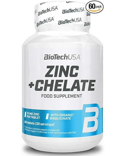 Biotech USA Zinc+Chelate / 60 tablets