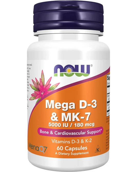 Now Foods Mega D-3 & MK-7 / 60 capsules