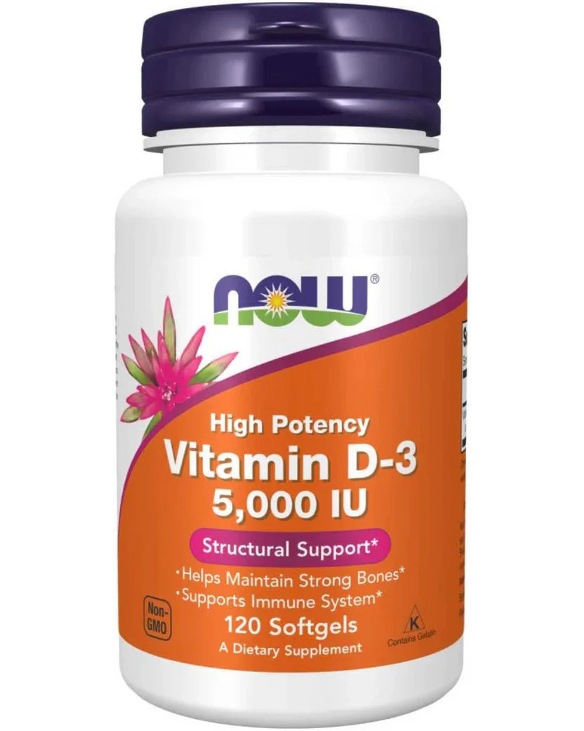 Now Foods Vitamin D-3 5000 / 120 softgels