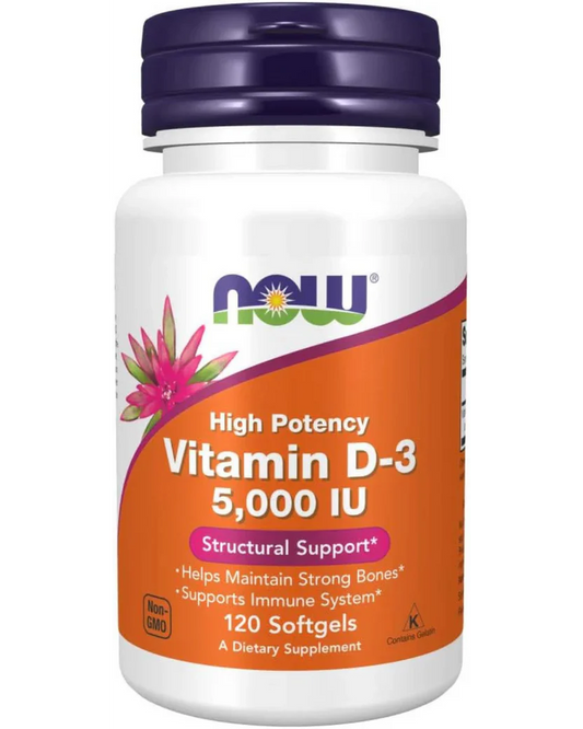 Now Foods Vitamin D-3 5000 / 120 softgels
