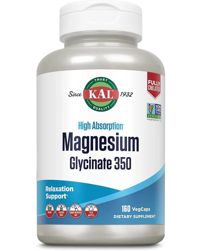 Kal High Absorption Magnesium Glycinate 350 / 160 capsules
