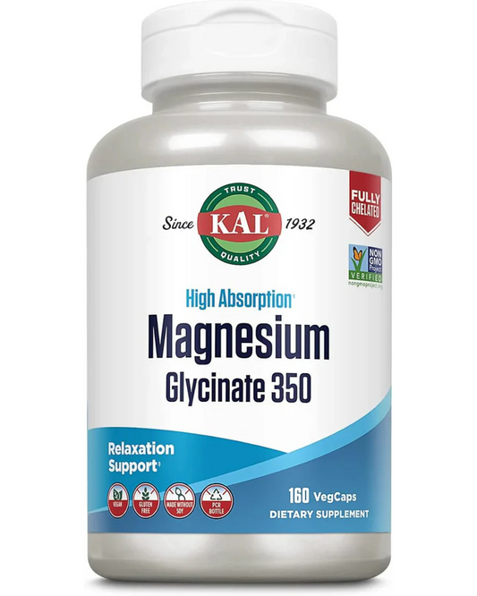 Kal High Absorption Magnesium Glycinate 350 / 160 capsules