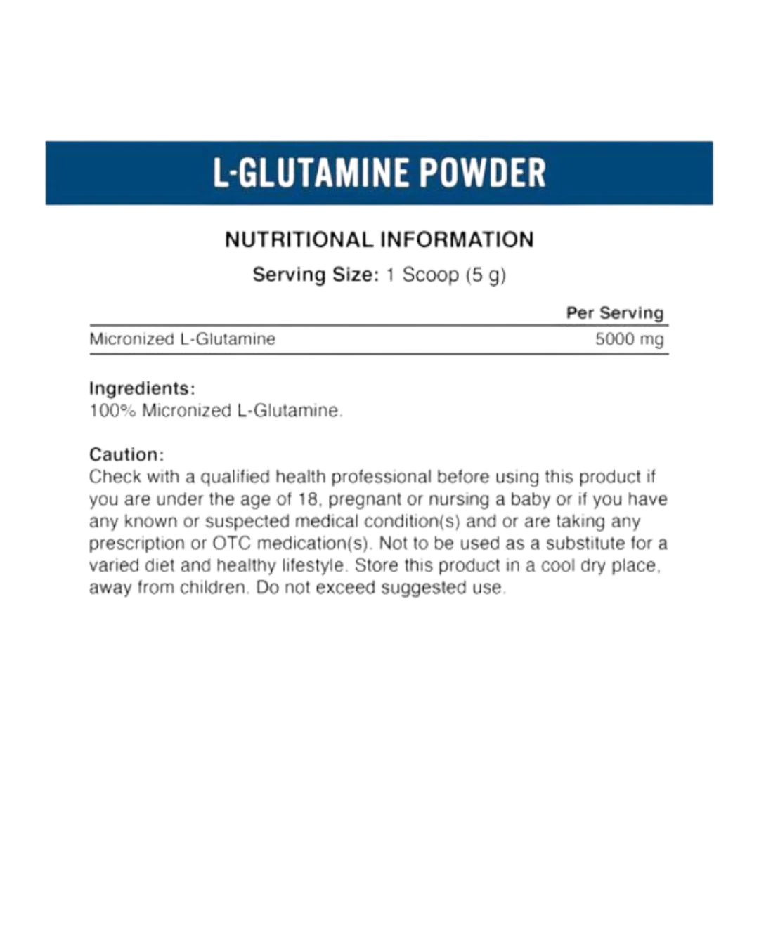 Applied Nutrition Glutamine