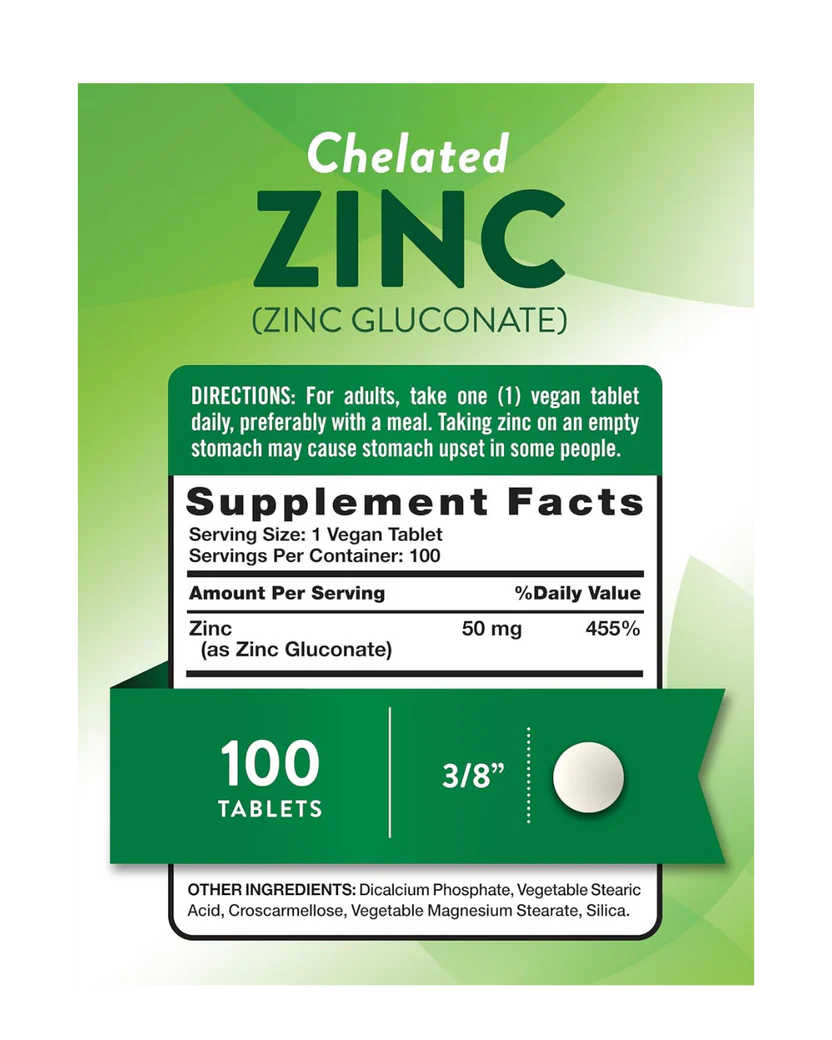 Nature's Truth Chelated Zinc