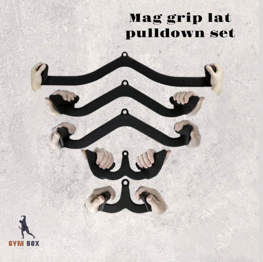 Mag grip lat pulldown set