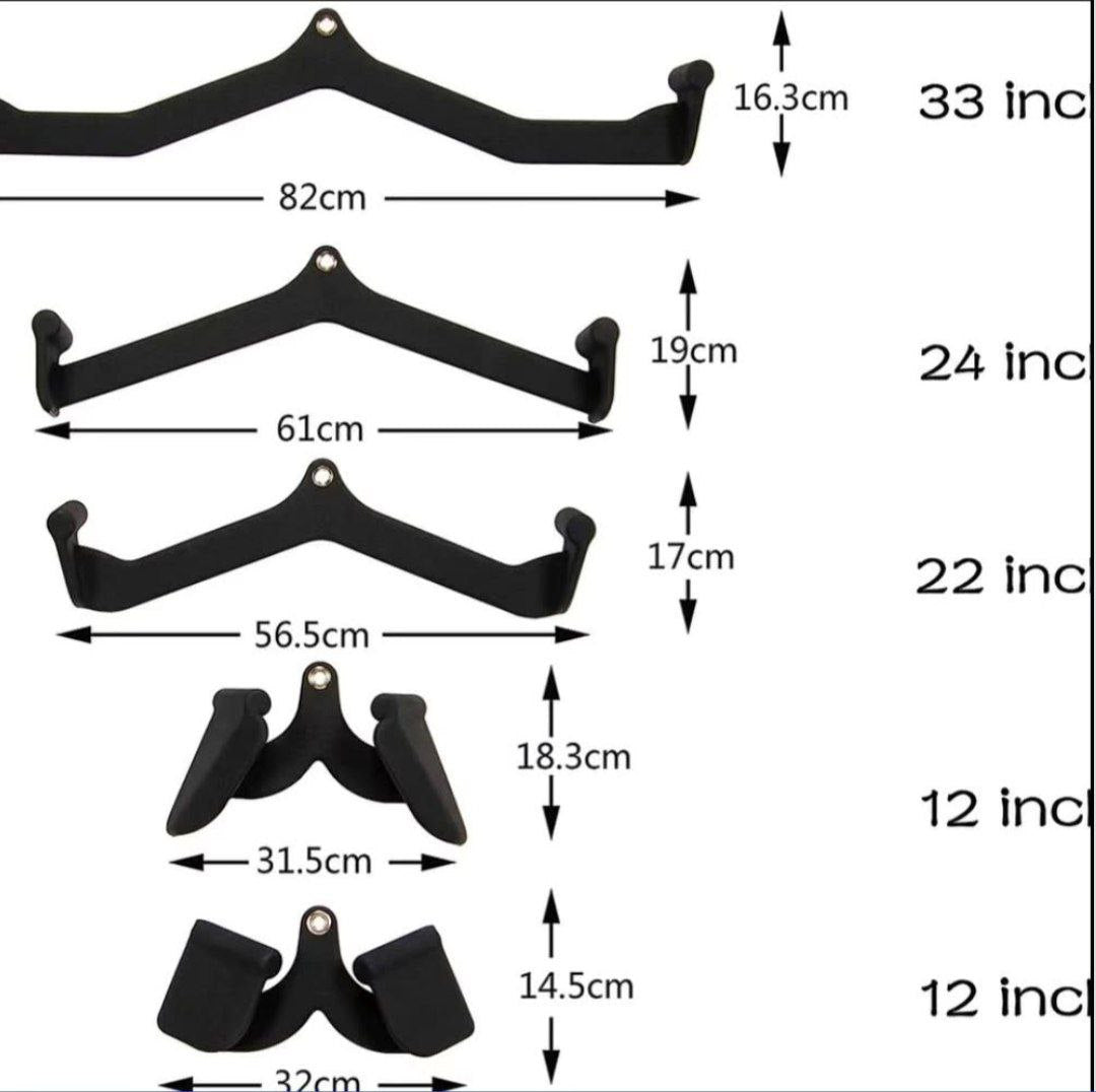 Mag grip lat pulldown set