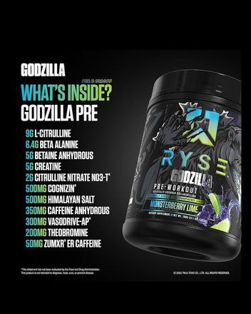 RYSE Godzilla the Preworkout
