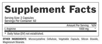 Nutrex Arginine 1000 / 120 capsules