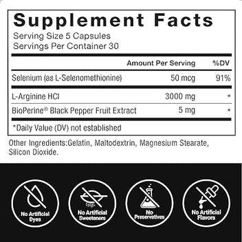 Force Factor L-Arginine 3000 / 150 tablets