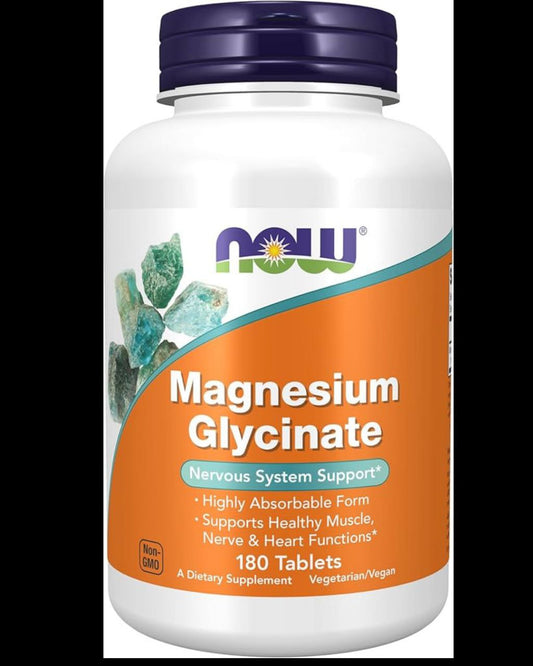 Now Foods Magnesium Glycinate / 180 capsules