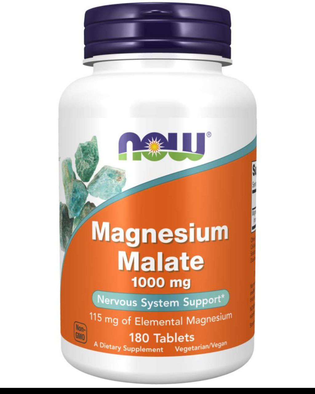 Now Foods Magnesium Malate / 180 tablets