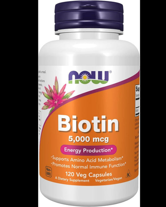 Now Foods Biotin / 120 capsules